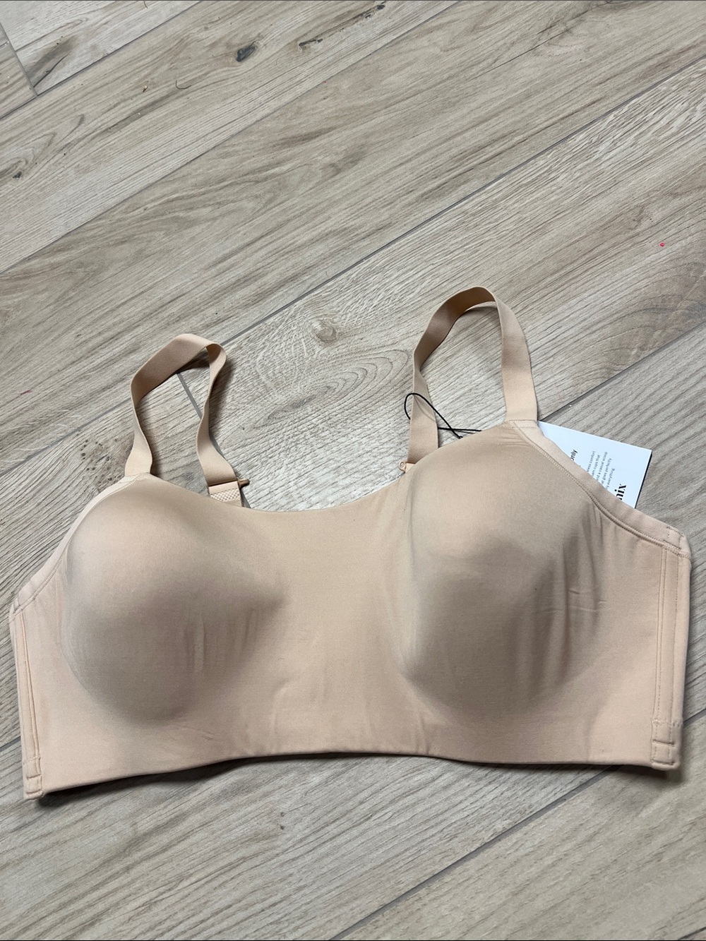 knix Beige Wireless Contour Everyday Bra